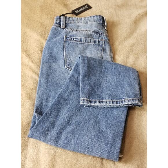 BLANKNYC The Madison Crop High Rise Blue Jeans Denim 100% Cotton Size 26 NWT - Picture 5 of 12